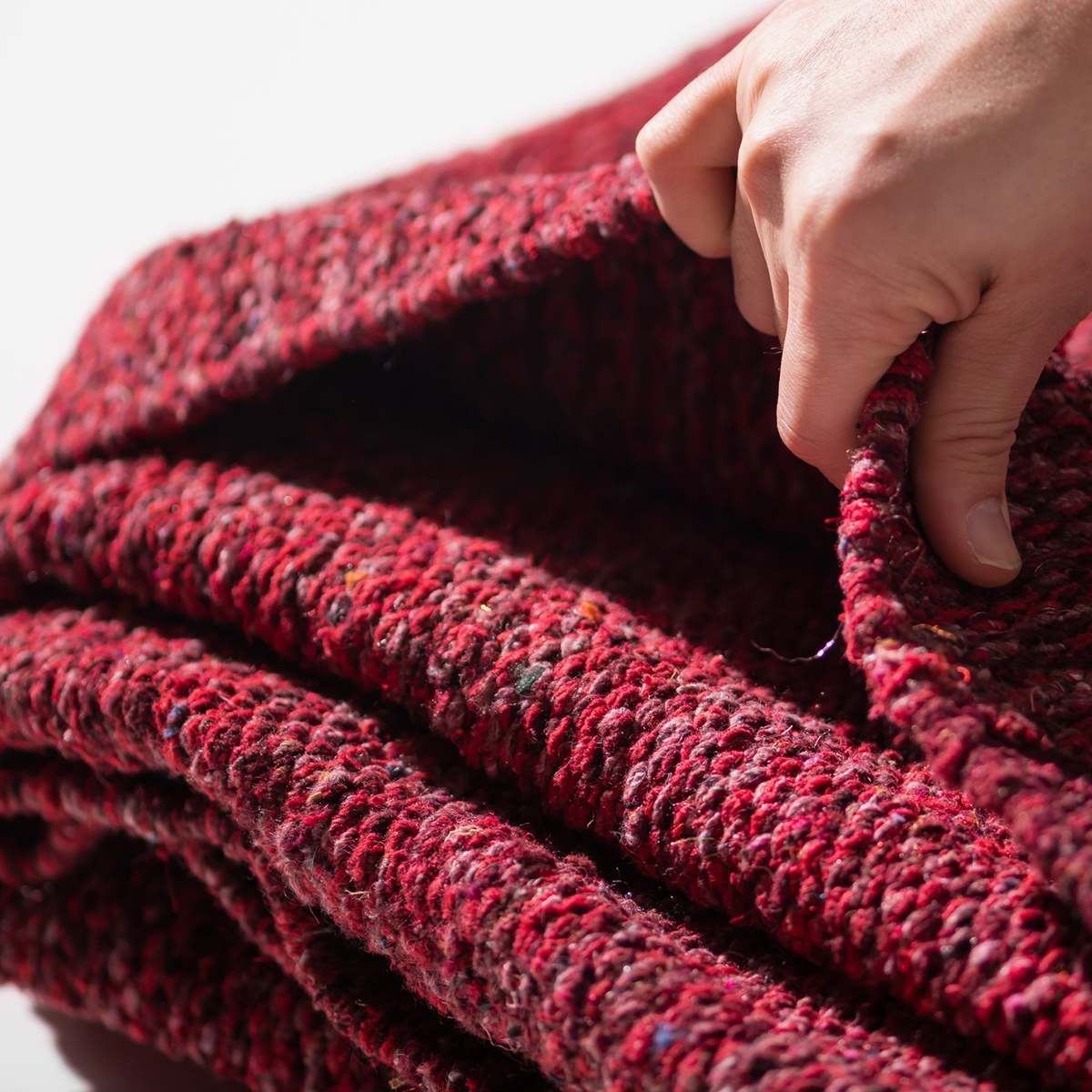 Puebco Handloomed Recycled Yarn Rug - Image 5 of 7