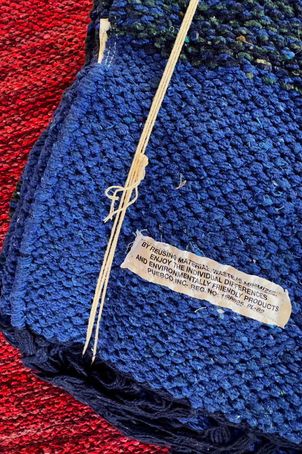 Puebco Handloomed Recycled Yarn Rug