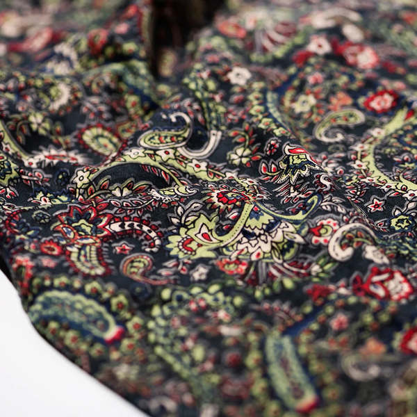 Puebco Handprinted Adult Apron / Paisley