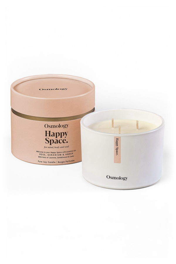 Osmology Happy Space Scented Triple Wick Candle