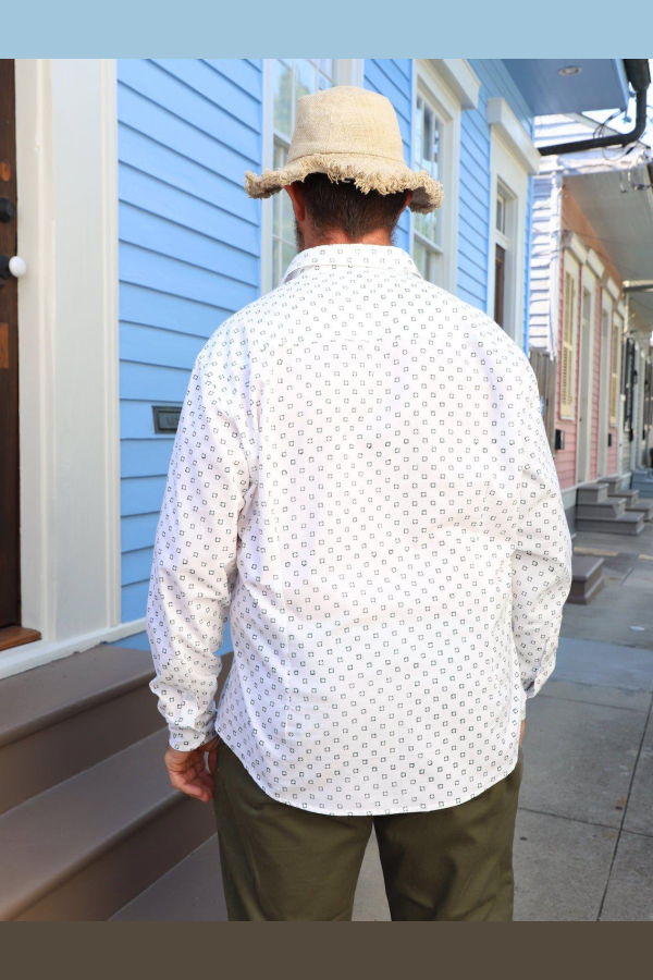 Passion Lilie Harit Organic Cotton Button Down Shirt