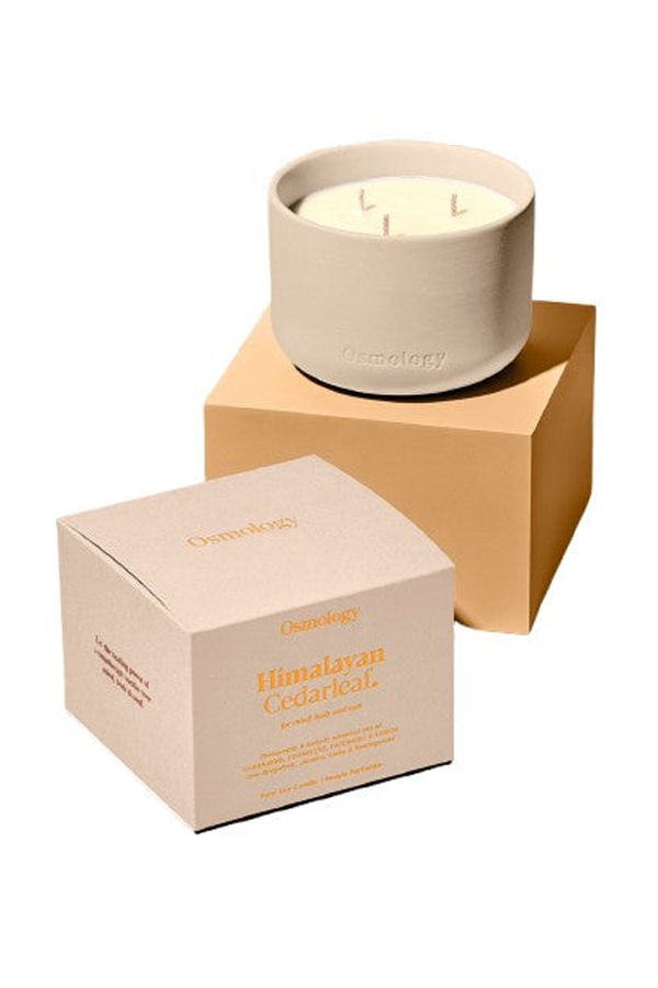 Osmology Himalayan Cedarleaf Scented Triple Wick Candle