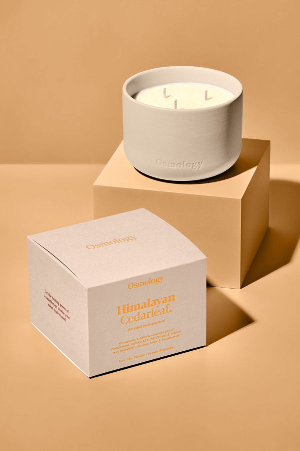 Osmology Himalayan Cedarleaf Scented Triple Wick Candle