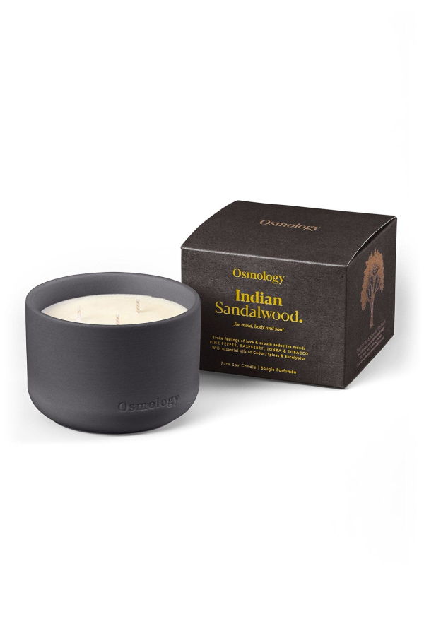 Osmology Indian Sandalwood Scented Triple Wick Candle