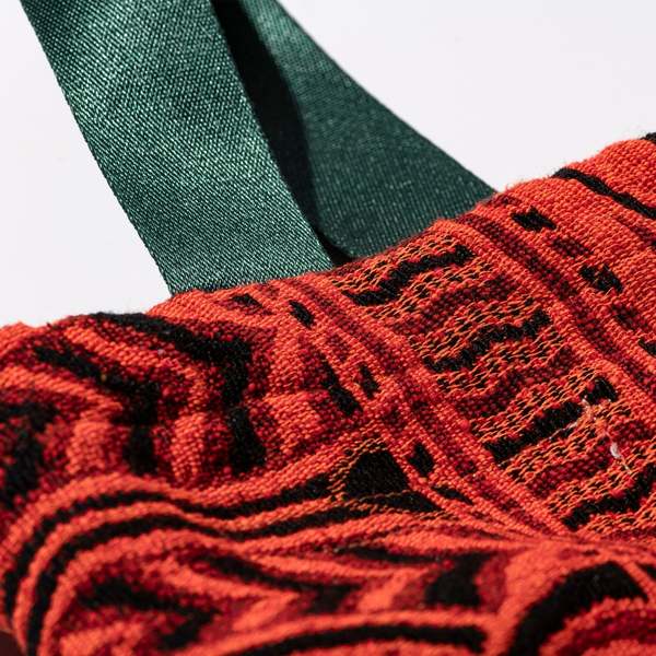 Puebco Jacquard Fabric Drawstring Bag