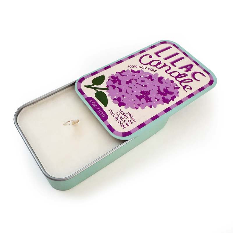 The Neighborgoods Lilac & Basil Candle Set of 2