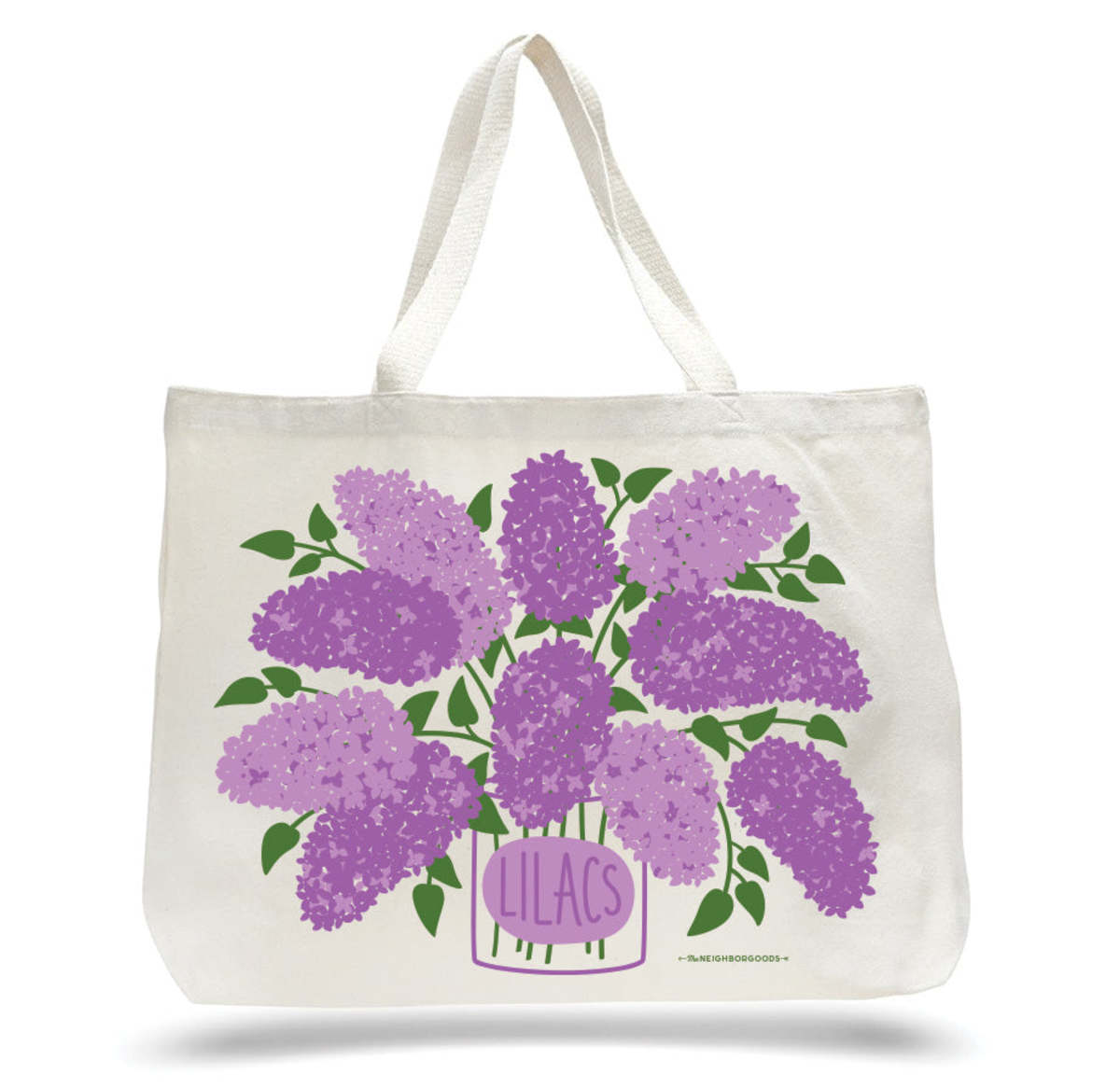 The Neighborgoods Lilac Candle & Tote Gift Set - Image 2 of 8