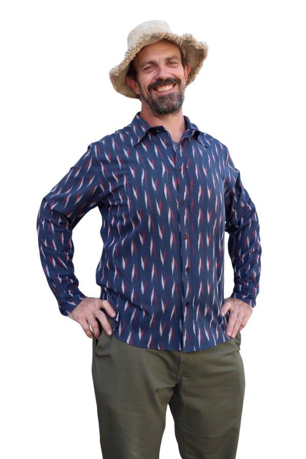 Passion Lilie Maritime Organic Cotton Button Down Shirt