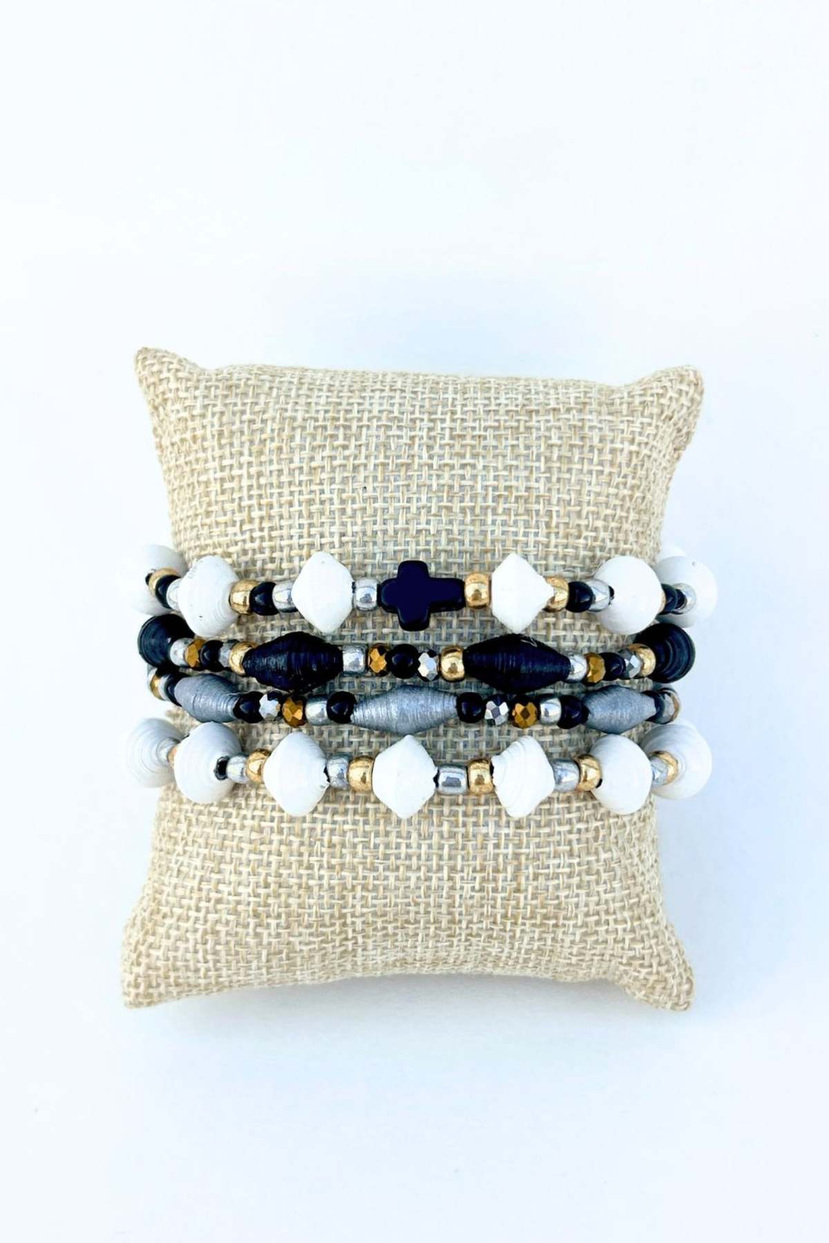 Vi Bella Mirielle Paper Bead Bracelet Set - Image 2 of 4