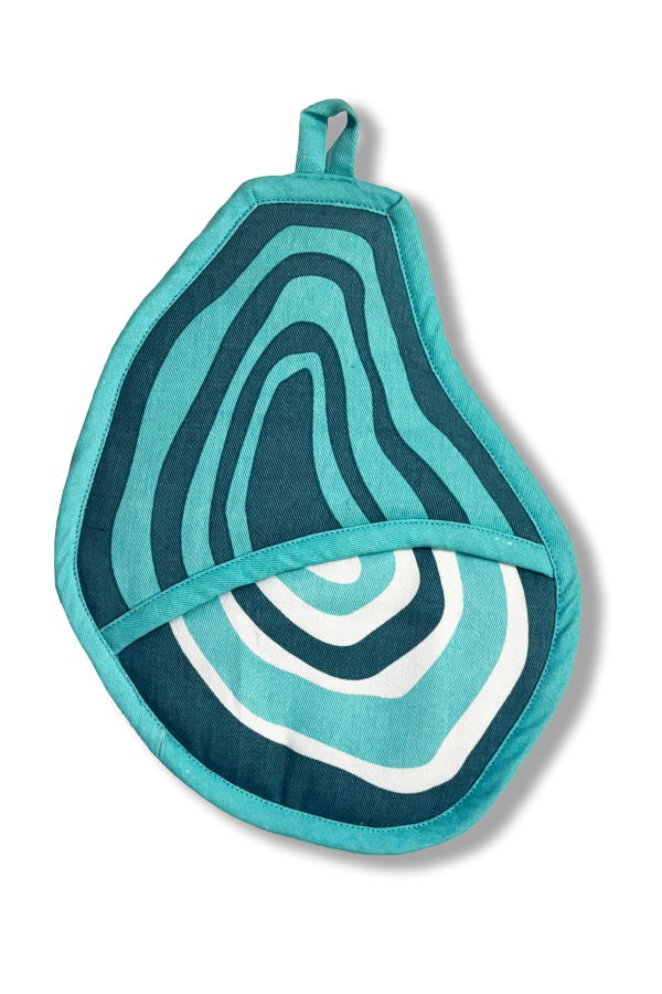 The Neighborgoods Oyster & Lemon Pot Holders Set of 2