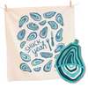 The Neighborgoods Oyster Tea Towel and Pot Holder Set - Thumbnail 1
