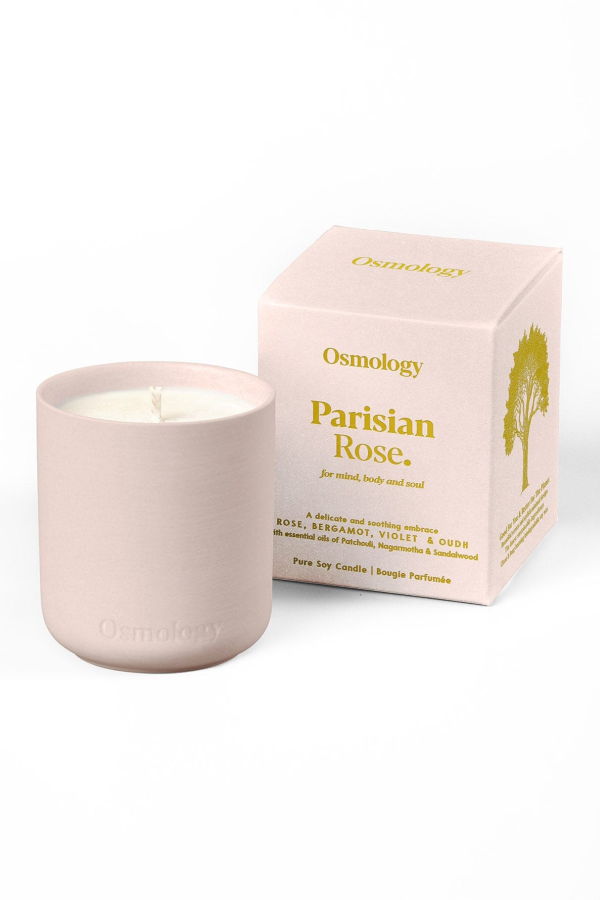 Osmology Parisian Rose Mini Scented Candle