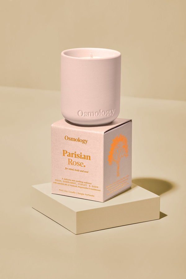 Osmology Parisian Rose Mini Scented Candle