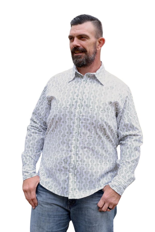 Passion Lilie Organic Cotton Button Down Shirt