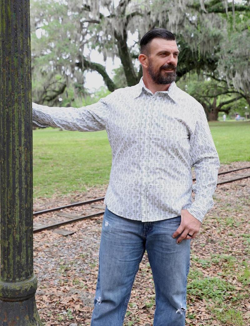 Passion Lilie Organic Cotton Button Down Shirt