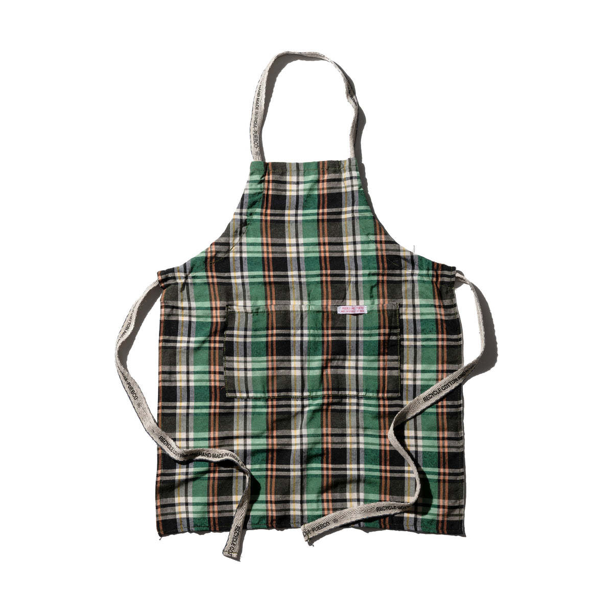 Puebco Recycle Cotton Check Apron - Image 1 of 3