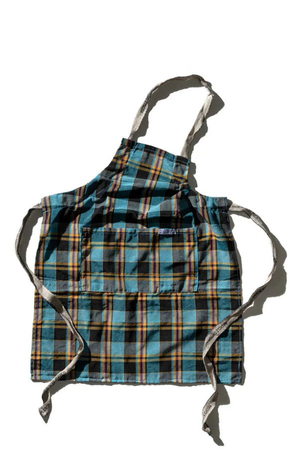 Puebco Recycle Cotton Check Apron