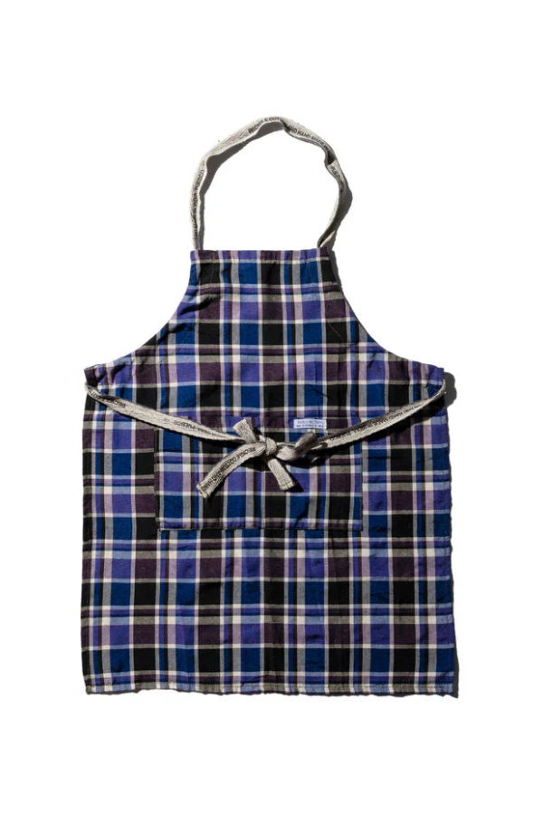 Puebco Recycle Cotton Check Apron