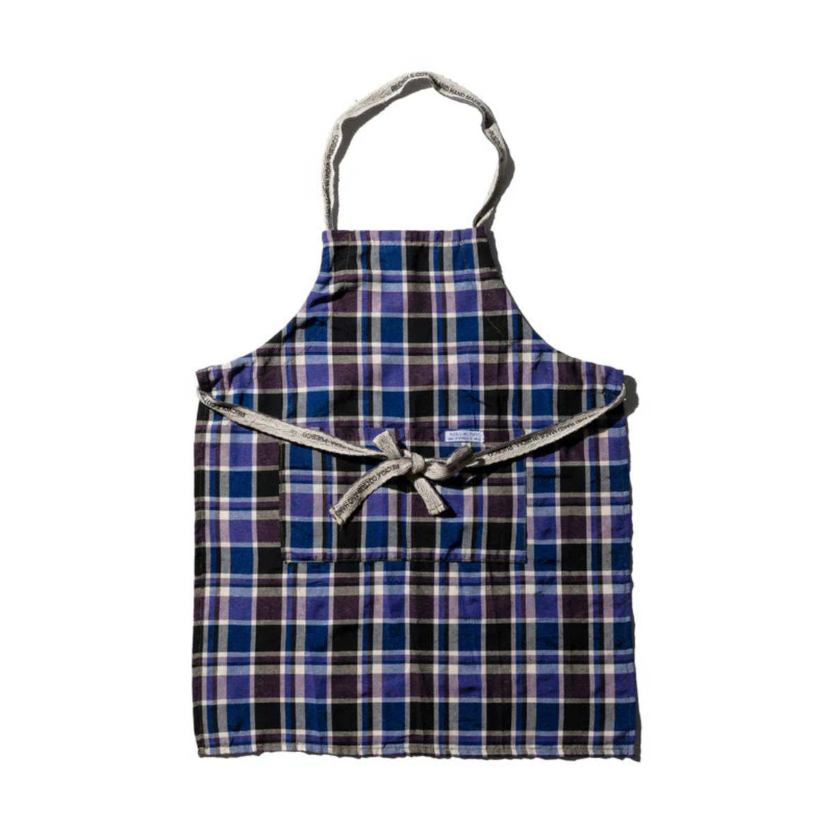 Puebco Recycle Cotton Check Apron - Image 2 of 5