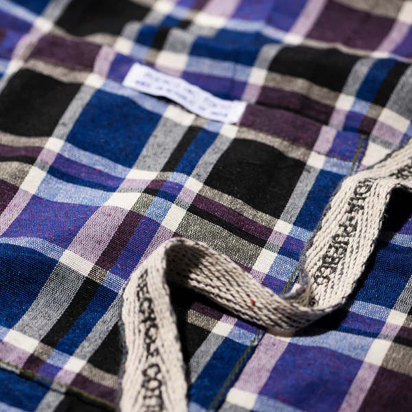 Puebco Recycle Cotton Check Apron