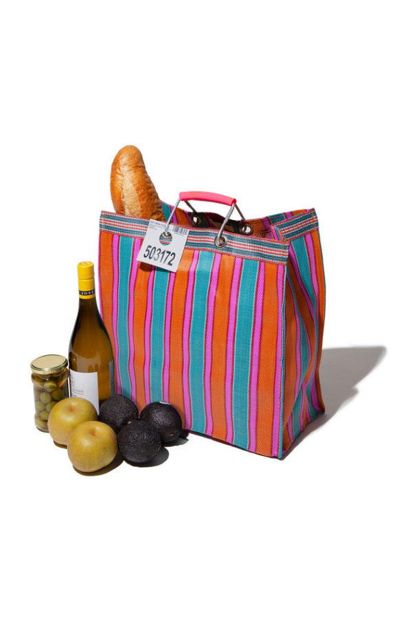 Puebco Recycled Plastic Stripe Bag - Square