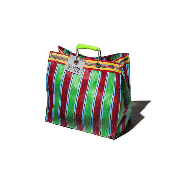 Puebco Recycled Plastic Stripe Bag - Square