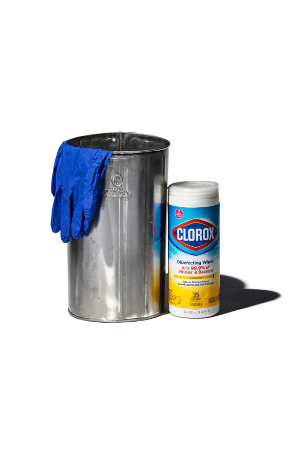 Puebco Recycled Steel Trashcan