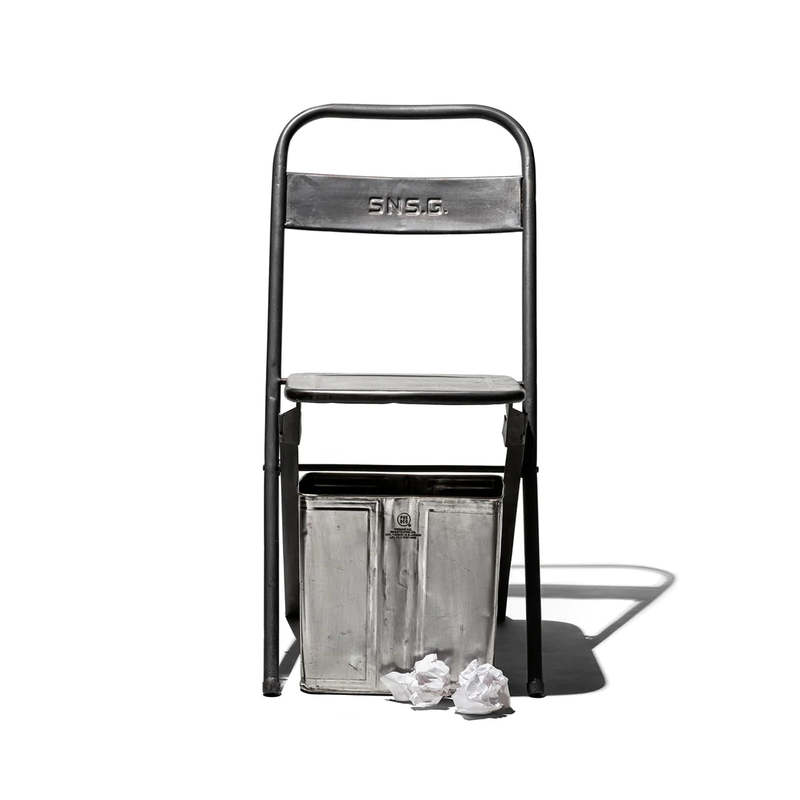 Puebco Recycled Steel Trashcan