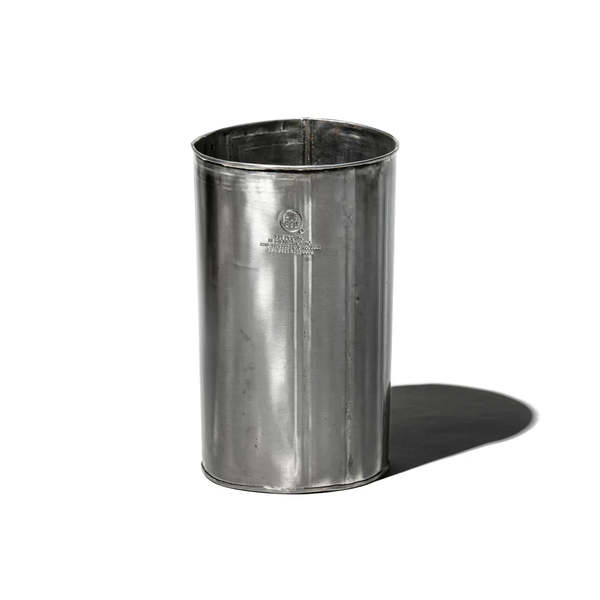 Puebco Recycled Steel Trashcan