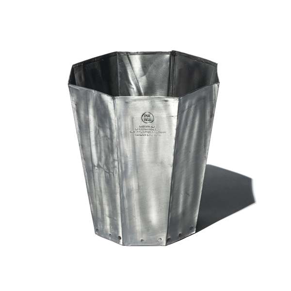 Puebco Recycled Steel Trashcan