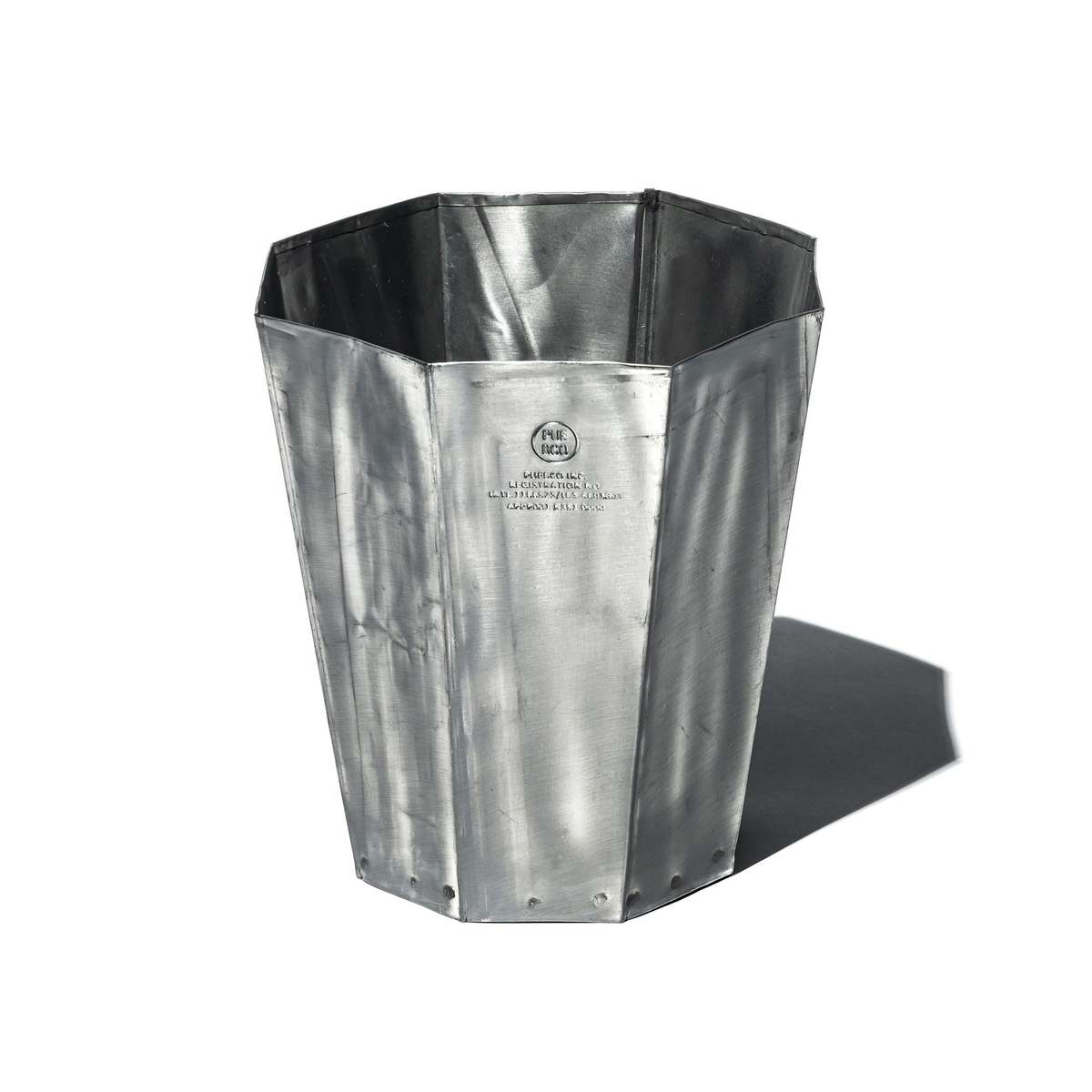 Puebco Recycled Steel Trashcan - Image 7 of 14
