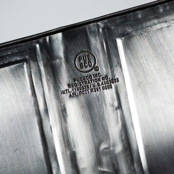 Puebco Recycled Steel Trashcan