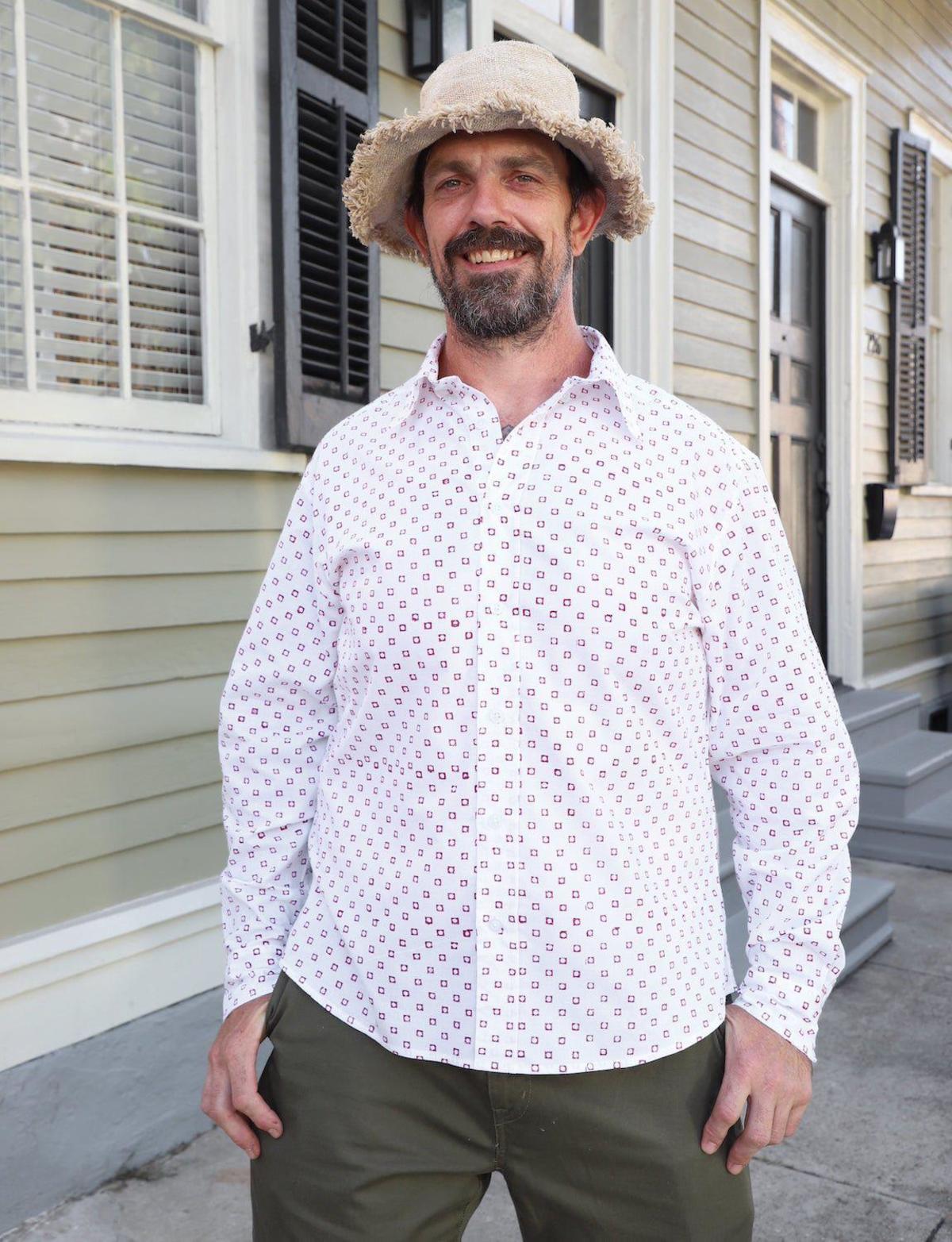 Passion Lilie Rohit Organic Cotton Button Down Shirt - Image 2 of 6