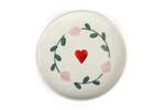 Casa Amarosa S/2 Ceramic Amour Petal Dessert Plates - Thumbnail 2