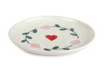 Casa Amarosa S/2 Ceramic Amour Petal Dessert Plates - Thumbnail 3