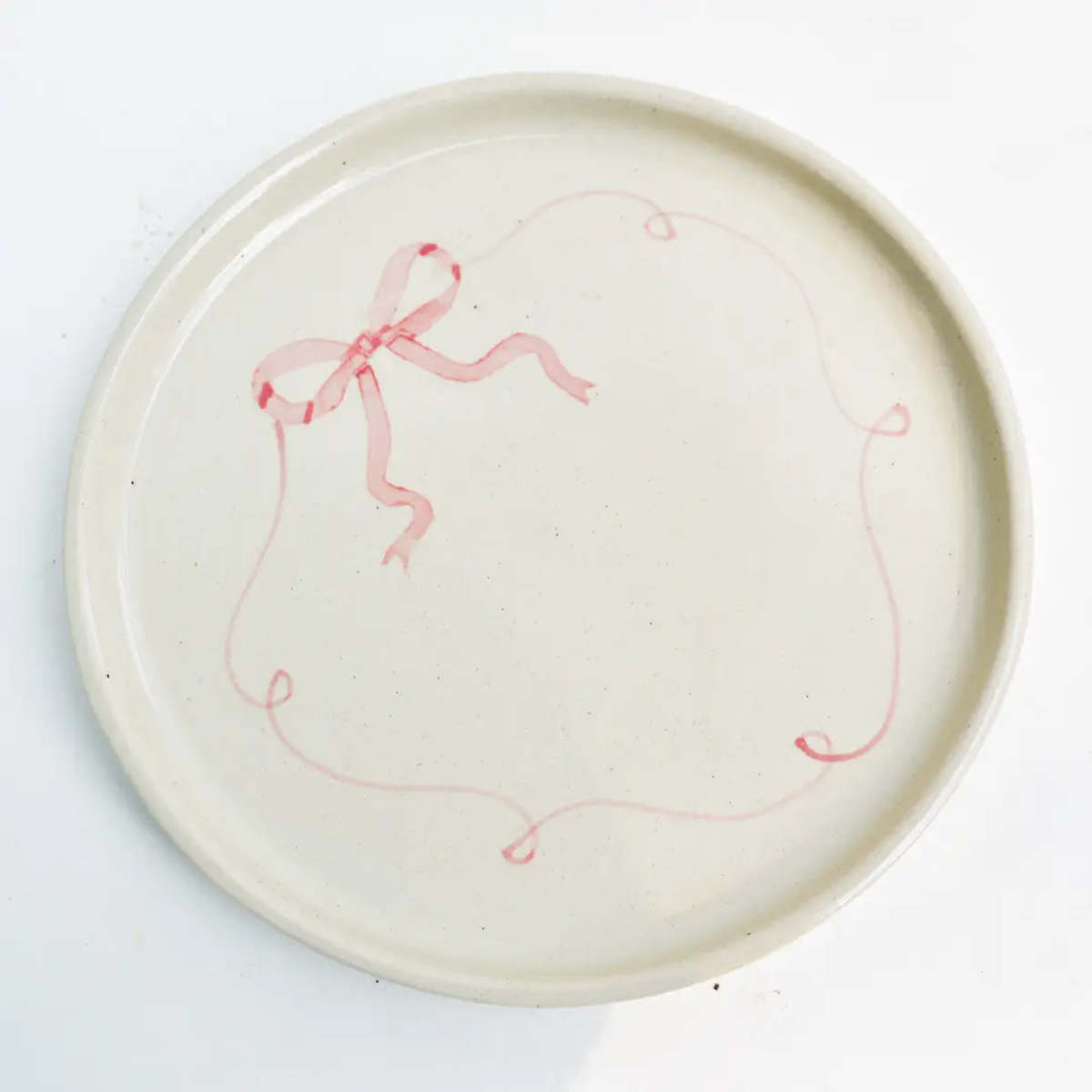 Casa Amarosa S/2 Ceramic Side Dessert Cake Plate - Image 2 of 4