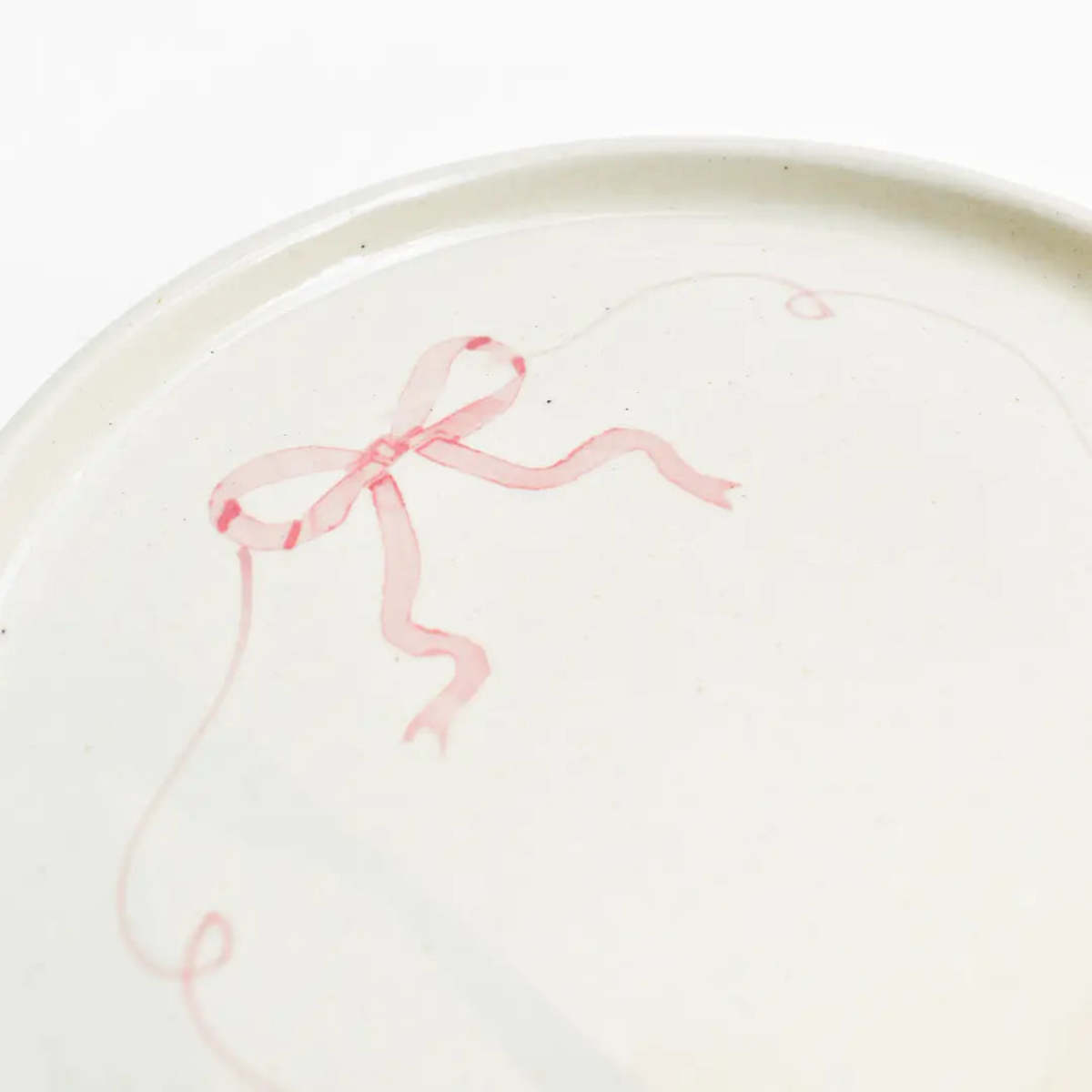 Casa Amarosa S/2 Ceramic Side Dessert Cake Plate - Image 3 of 4