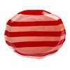Casa Amarosa S/2 Ceramic Stripe Plate - Thumbnail 3