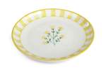 Casa Amarosa Set of 2 Ceramic Sunshine Spring Dessert Plate - Thumbnail 4