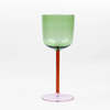Casa Amarosa Set of 2 Color Pop Wine Glasses - Thumbnail 2