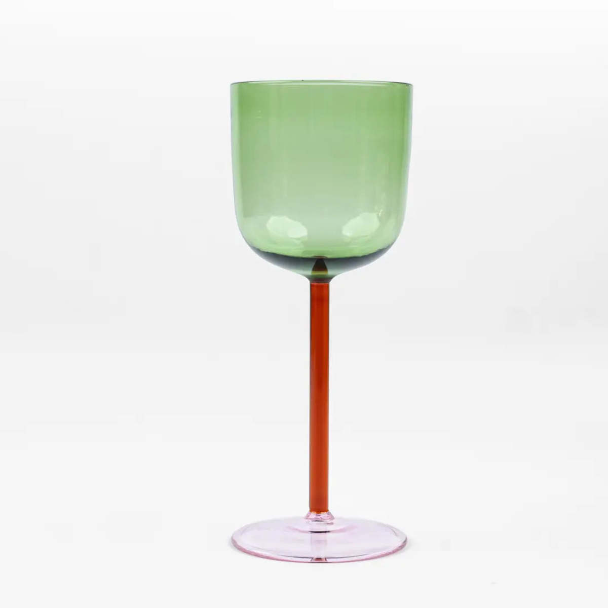 Casa Amarosa Set of 2 Color Pop Wine Glasses - Image 2 of 4