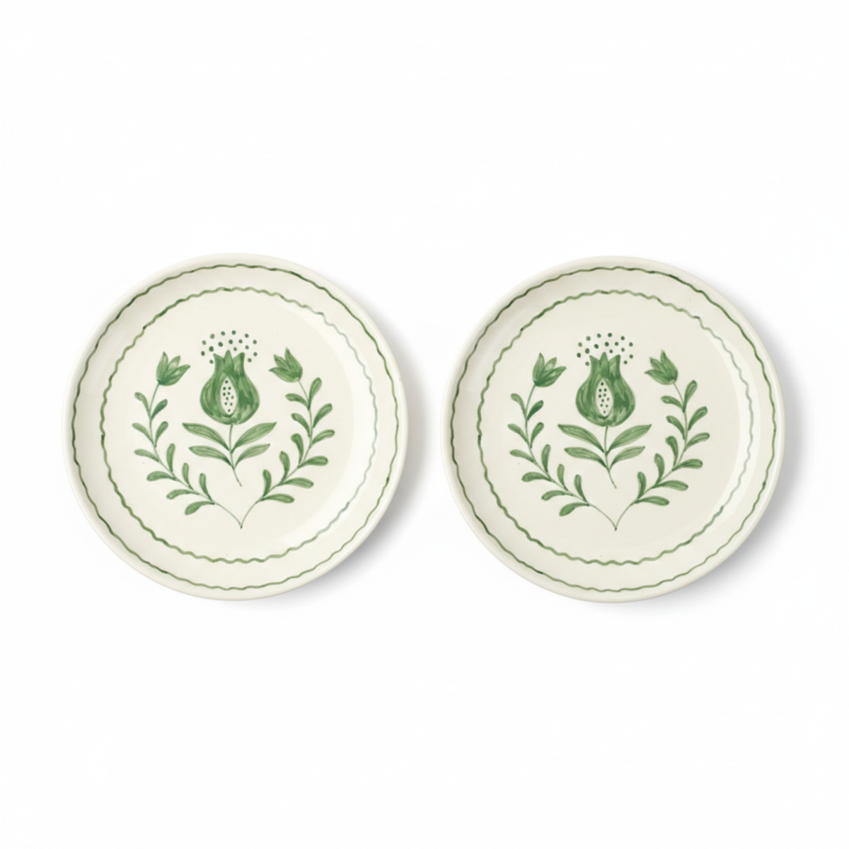 Casa Amarosa Set of 2 Anaar Snack Plate - Image 1 of 4
