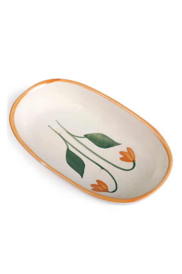 Casa Amarosa S/2 Handmade Ceramic Serving Bowl