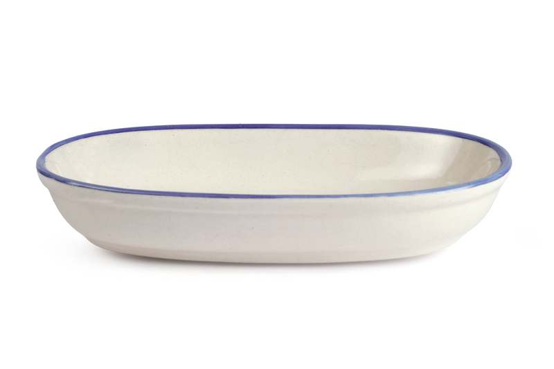Casa Amarosa S/2 Handmade Ceramic Serving Bowl