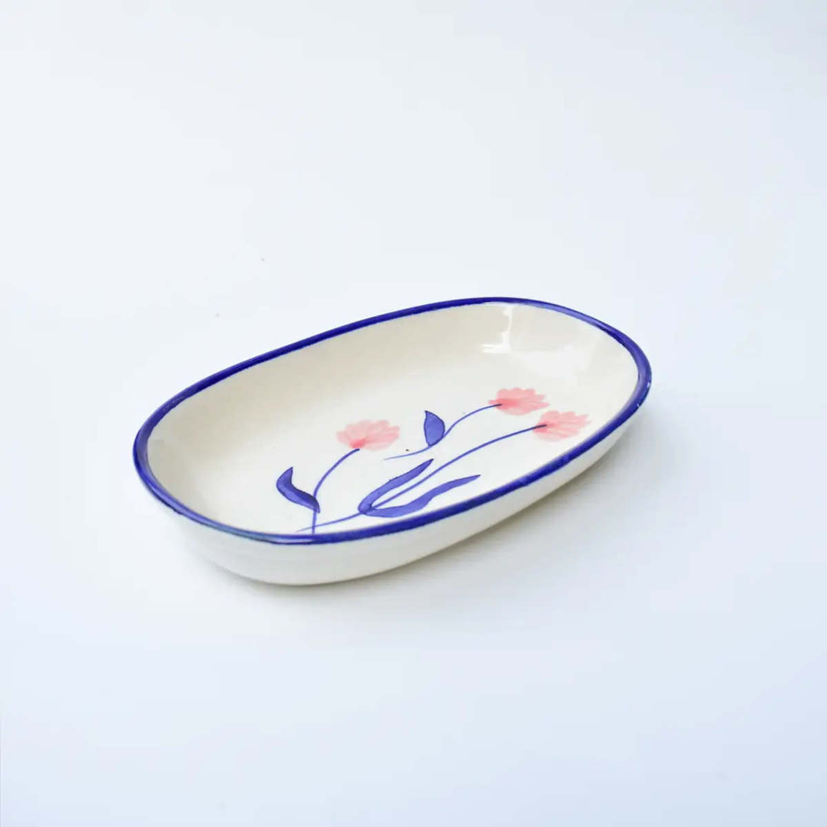 Casa Amarosa Set of 2 Handmade Ceramic Camellia Serving Bowls - Image 3 of 3