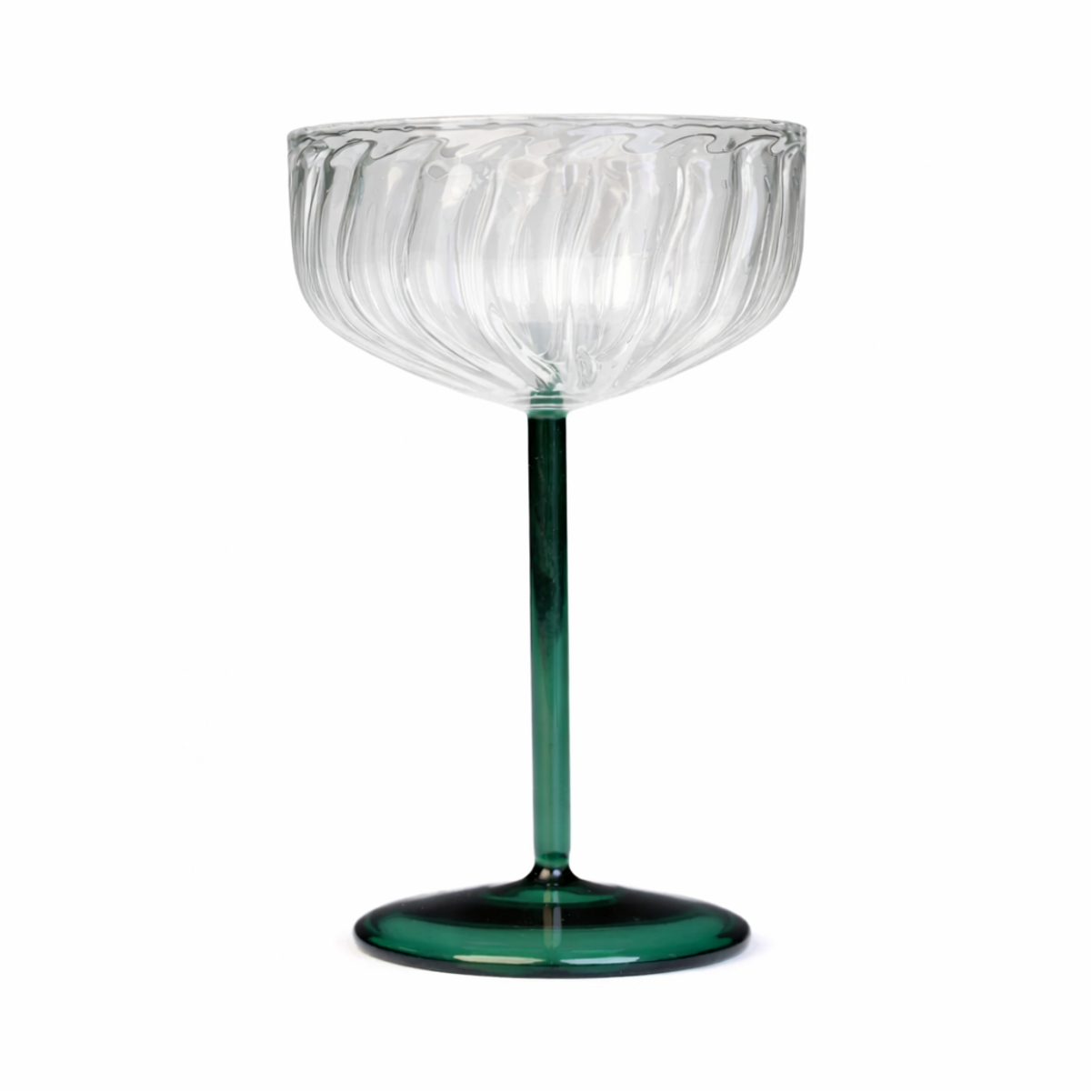 Casa Amarosa Set of 2 Swirl Cocktail Glass - Image 2 of 4