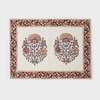 Mela Artisans Saffra Hand Block Printed Cotton Placemats Set of 4 - Thumbnail 2