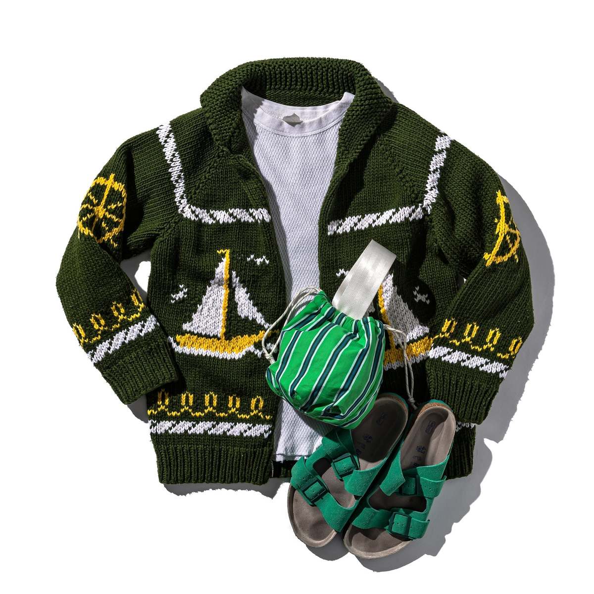 Puebco Shirt Fabric Drawstring Bag - Image 2 of 12