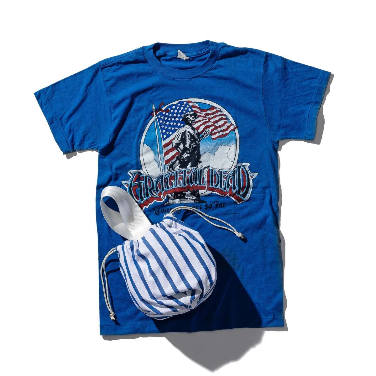 Puebco Shirt Fabric Drawstring Bag - Image 10 of 12