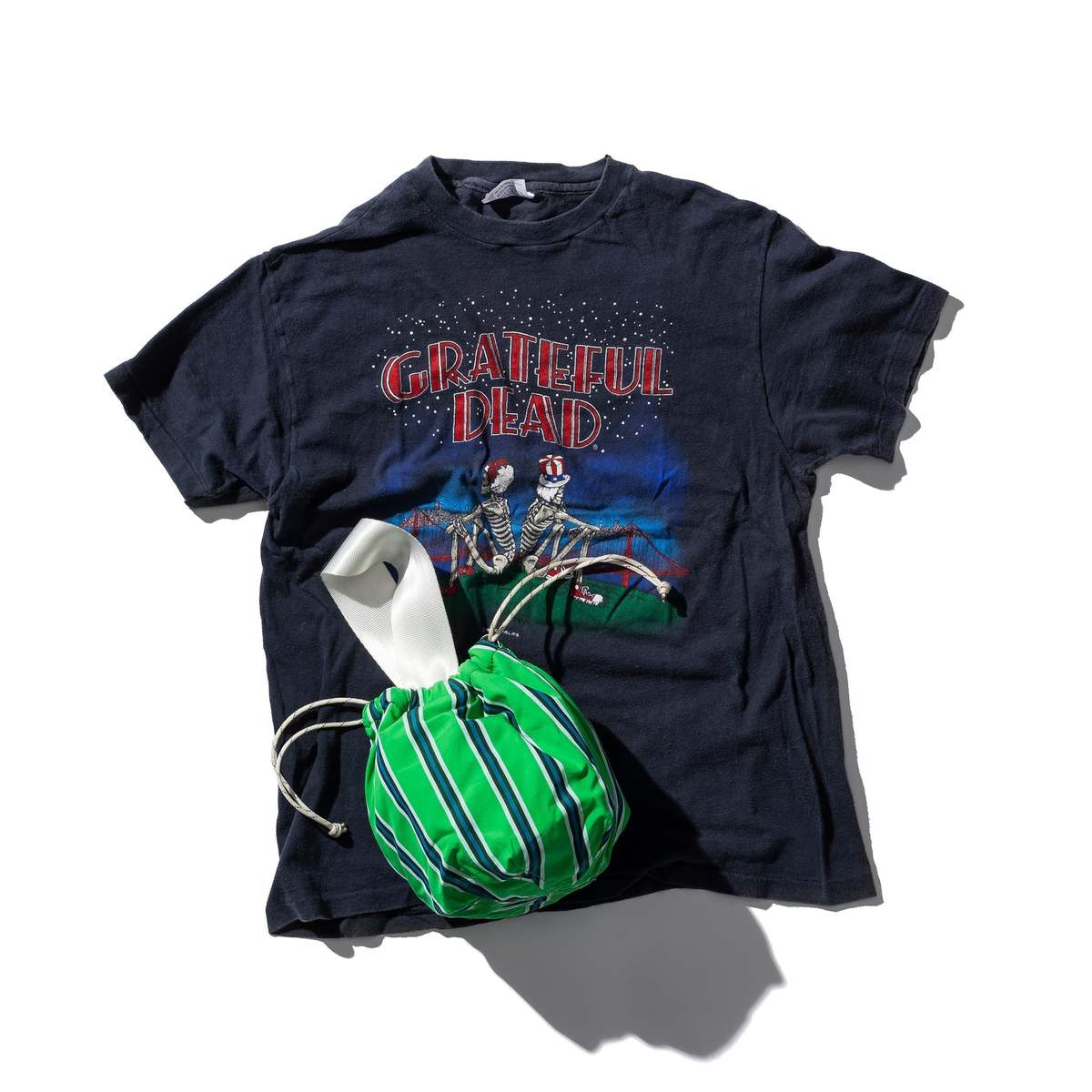 Puebco Shirt Fabric Drawstring Bag - Image 12 of 12